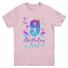 It's My 9th Bday Mermaid Funny Birthday Girls 9 Years Old Youth Shirt | teecentury