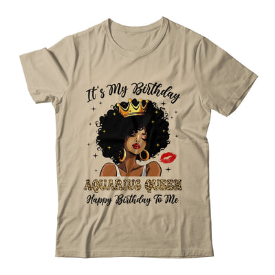 It's My Birthday Aquarius Queen African American Women Shirt & Tank Top | teecentury