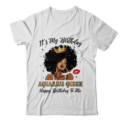 It's My Birthday Aquarius Queen African American Women Shirt & Tank Top | teecentury