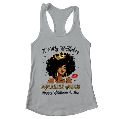 It's My Birthday Aquarius Queen African American Women Shirt & Tank Top | teecentury