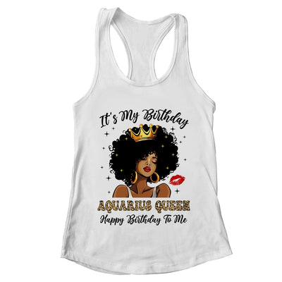 It's My Birthday Aquarius Queen African American Women Shirt & Tank Top | teecentury