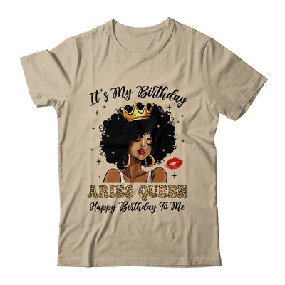 It's My Birthday Aries Queen African American Women Shirt & Tank Top | teecentury
