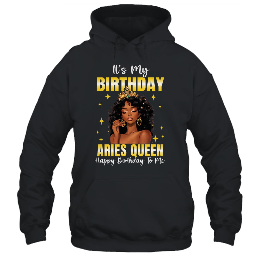 It's My Birthday Aries Queen Women Girl Zodiac Sign Shirt & Tank Top | teecentury