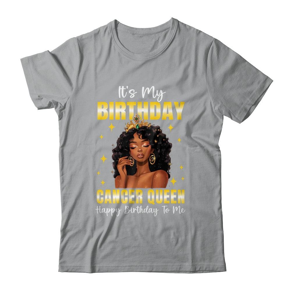 It's My Birthday Cancer Queen Women Girl Zodiac Sign Shirt & Tank Top | teecentury
