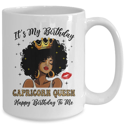 It's My Birthday Capricorn Queen African American Women Mug | teecentury