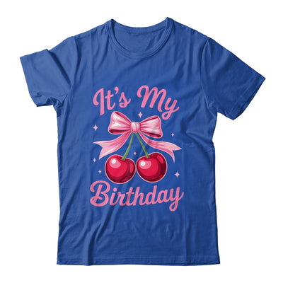 It's My Birthday Coquette Bow Cherry Birthday Girls Women Shirt & Hoodie | teecentury