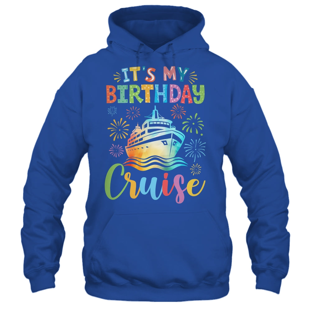 It's My Birthday Cruise Cruising Vacation Birthday Trip Shirt & Tank Top | teecentury
