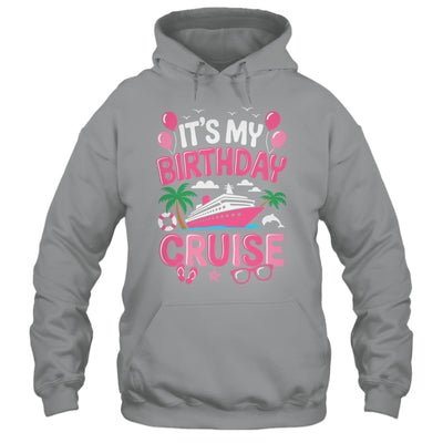 It's My Birthday Cruise Cute Pink Sea Trip Women Girls Kids Shirt & Tank Top | teecentury
