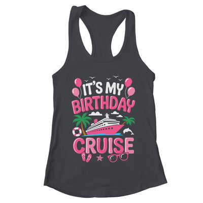 It's My Birthday Cruise Cute Pink Sea Trip Women Girls Kids Shirt & Tank Top | teecentury