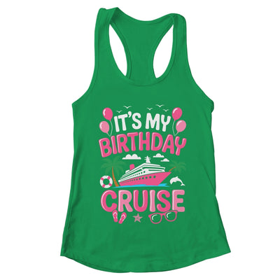 It's My Birthday Cruise Cute Pink Sea Trip Women Girls Kids Shirt & Tank Top | teecentury