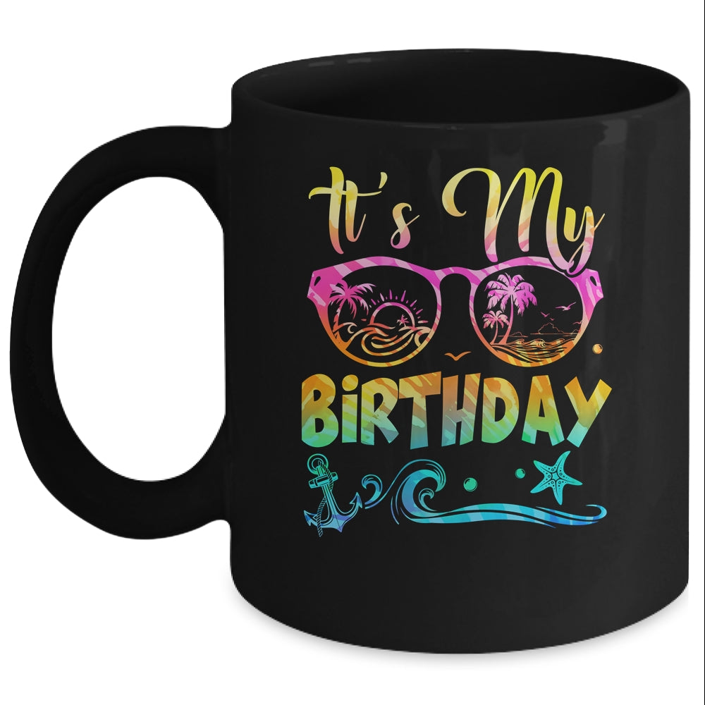 It's My Birthday Cruise Squad Birthday Girls Party Groovy Mug | teecentury