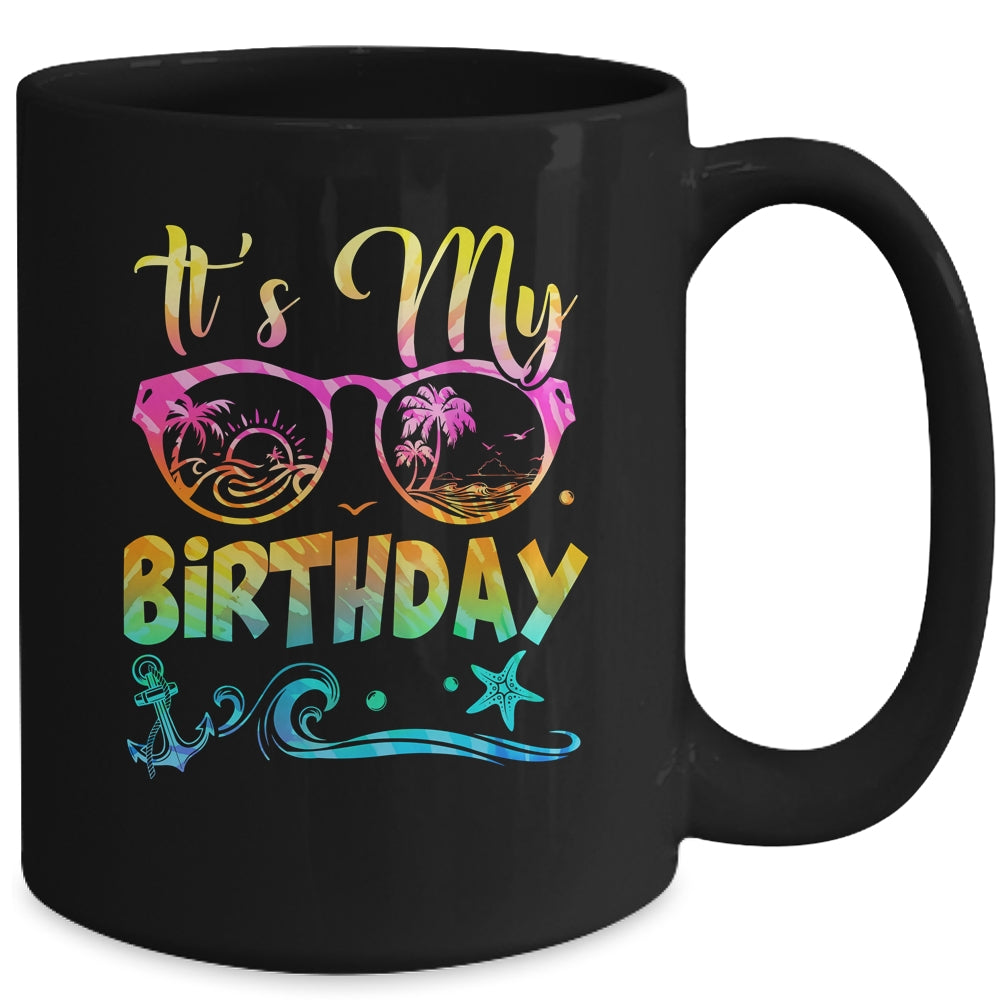 It's My Birthday Cruise Squad Birthday Girls Party Groovy Mug | teecentury