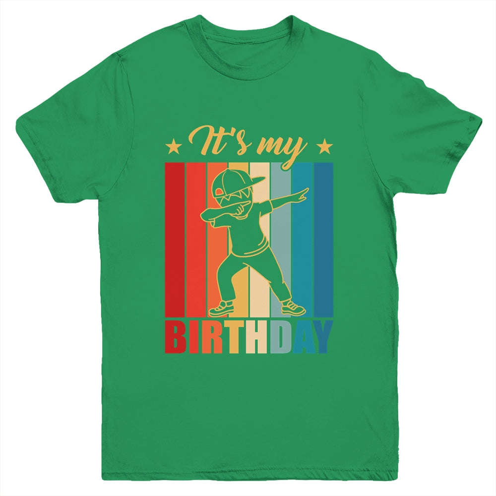 It's My Birthday For Boys Girls Birthday Dabbing Youth Shirt | teecentury