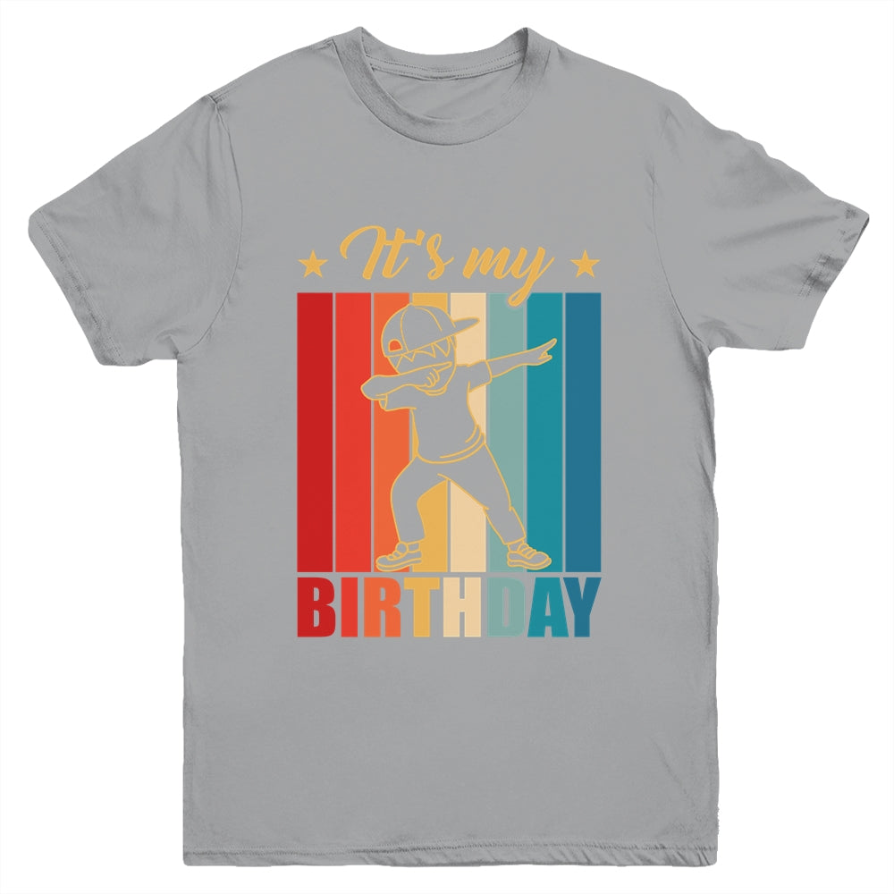It's My Birthday For Boys Girls Birthday Dabbing Youth Shirt | teecentury