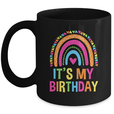 It's My Birthday For Women Teens Girls Rainbow Mug | teecentury