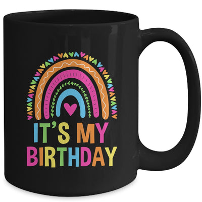 It's My Birthday For Women Teens Girls Rainbow Mug | teecentury