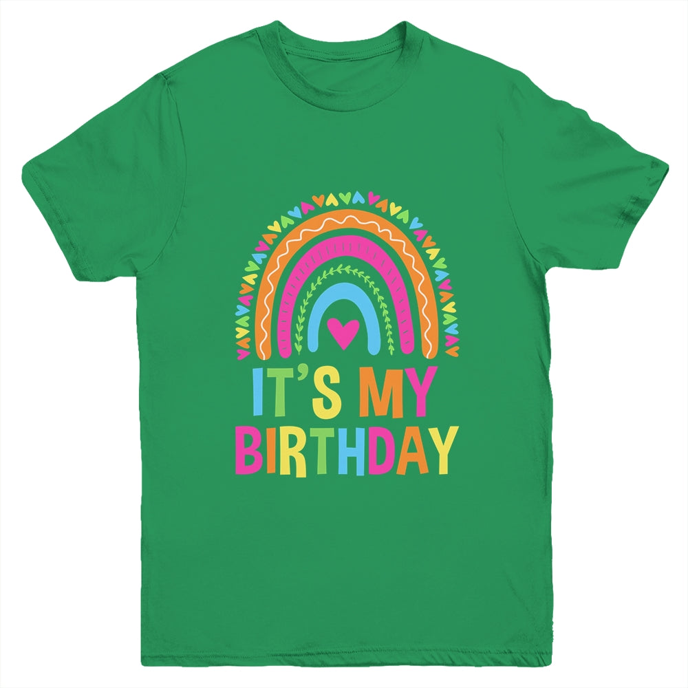 It's My Birthday For Women Teens Girls Rainbow Youth Shirt | teecentury