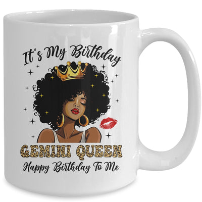 It's My Birthday Gemini Queen African American Women Mug | teecentury