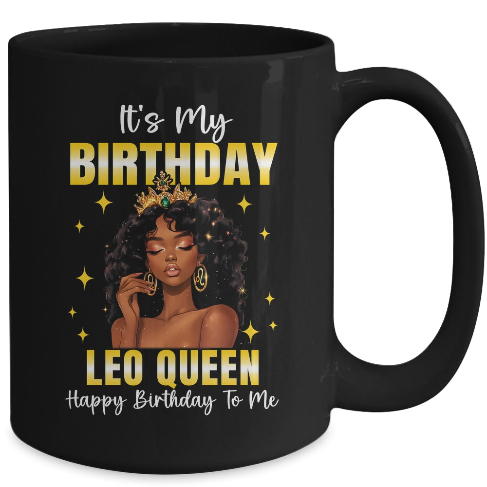 It's My Birthday Leo Queen Women Girl Zodiac Sign Mug | teecentury