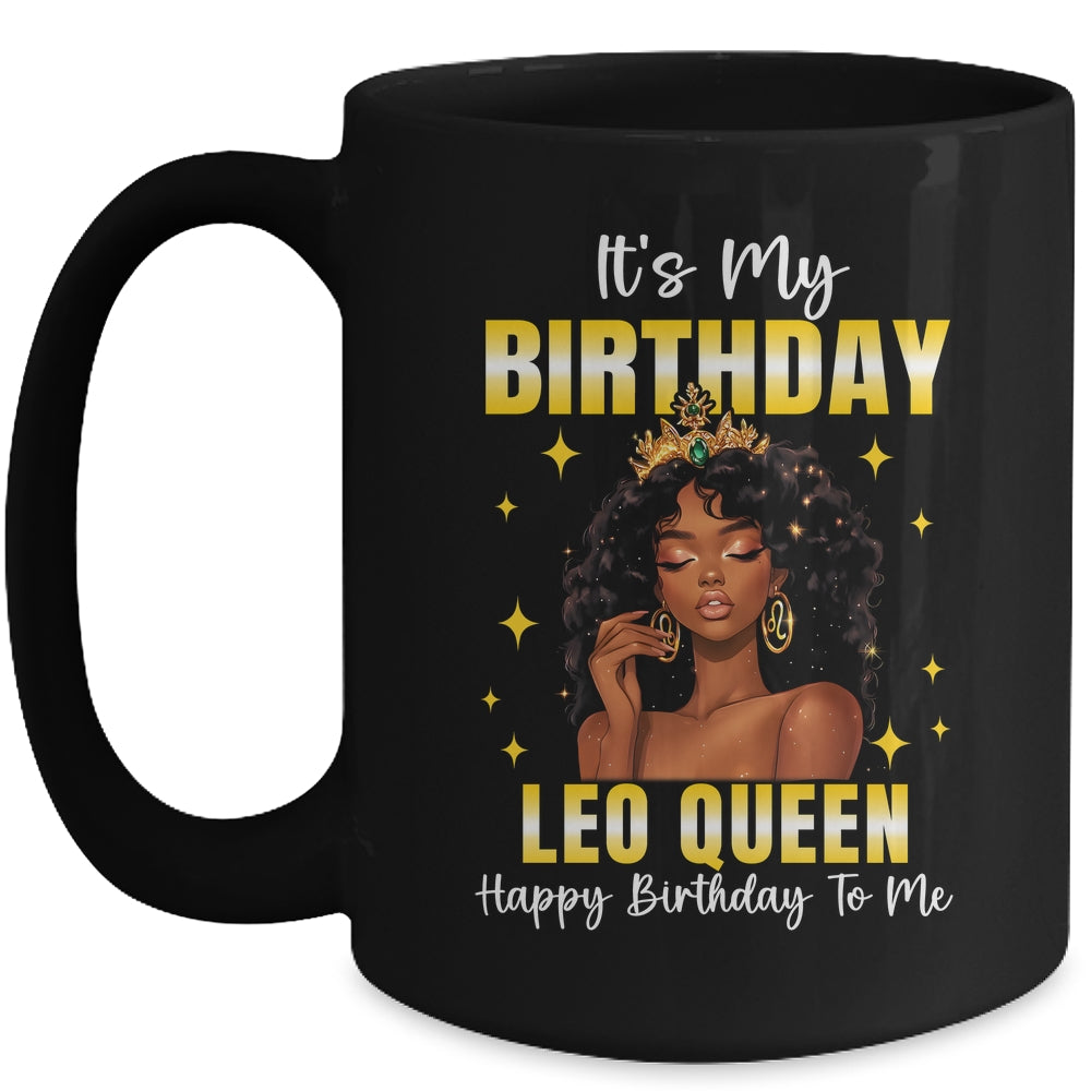 It's My Birthday Leo Queen Women Girl Zodiac Sign Mug | teecentury