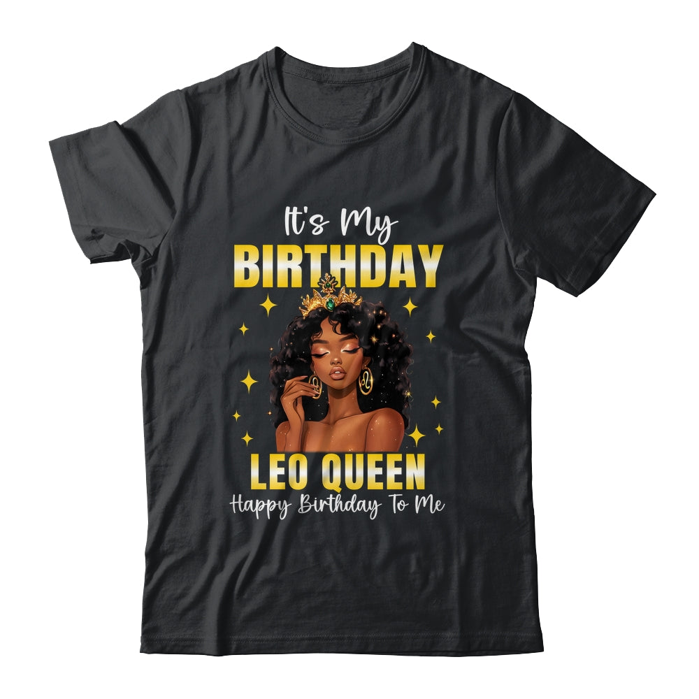 It's My Birthday Leo Queen Women Girl Zodiac Sign Shirt & Tank Top | teecentury