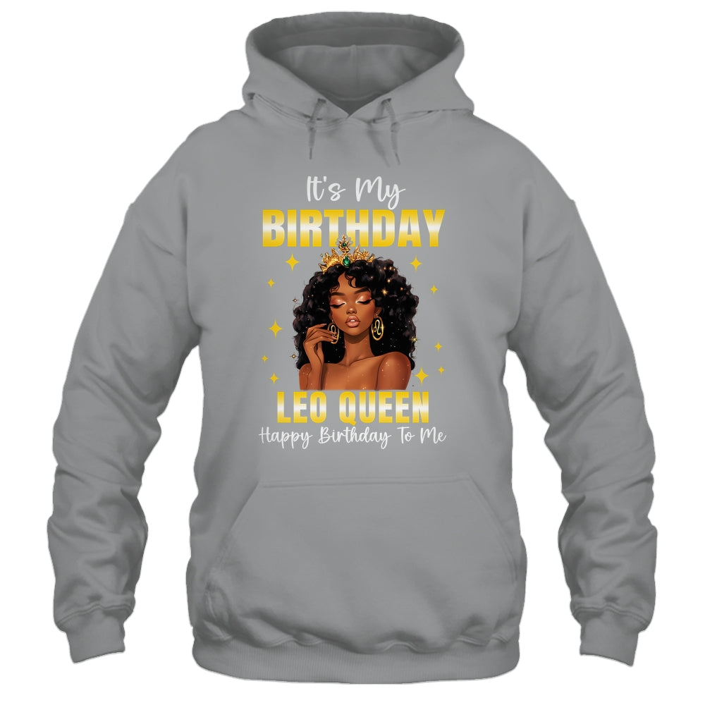 It's My Birthday Leo Queen Women Girl Zodiac Sign Shirt & Tank Top | teecentury