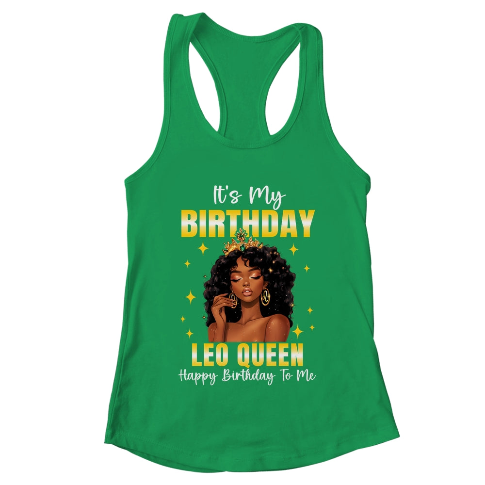 It's My Birthday Leo Queen Women Girl Zodiac Sign Shirt & Tank Top | teecentury