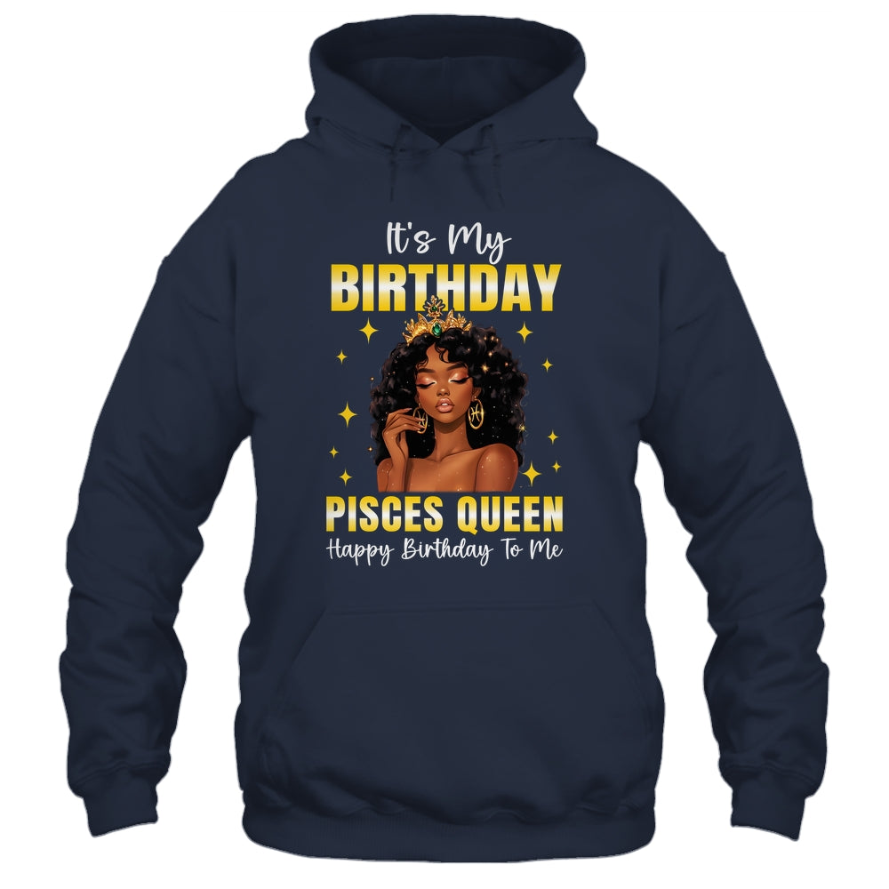 It's My Birthday Pisces Queen Women Girl Zodiac Sign Shirt & Tank Top | teecentury