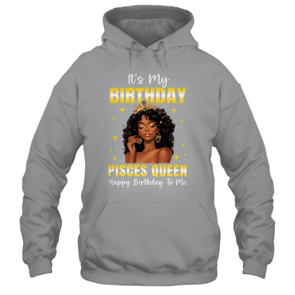 It's My Birthday Pisces Queen Women Girl Zodiac Sign Shirt & Tank Top | teecentury