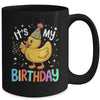 It's My Birthday Rubber Duck Lover Kids Girls Boys Bday Mug | teecentury