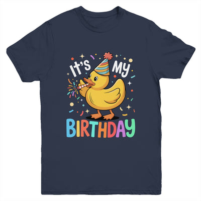 It's My Birthday Rubber Duck Lover Kids Girls Boys Bday Youth Shirt | teecentury