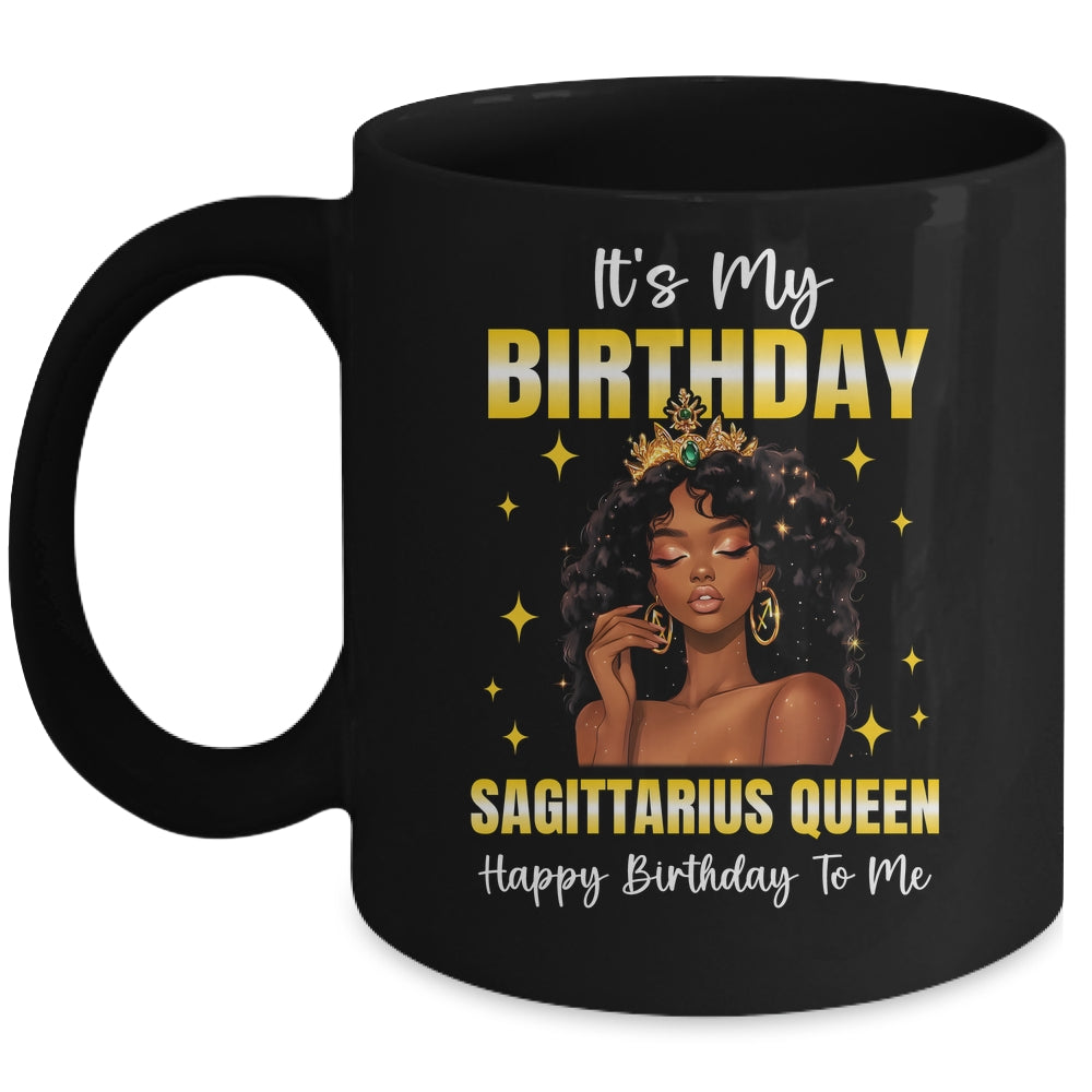 It's My Birthday Sagittarius Queen Women Girl Zodiac Sign Mug | teecentury
