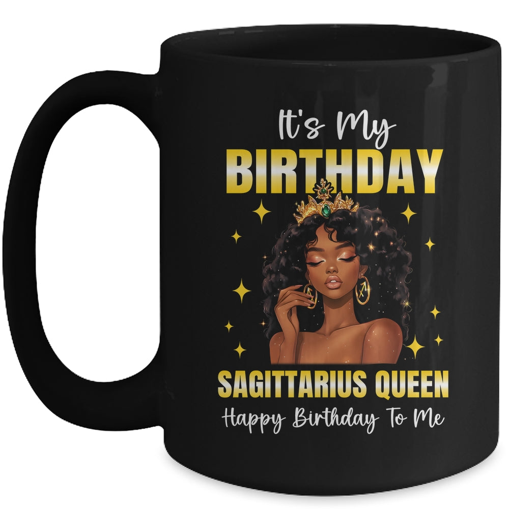 It's My Birthday Sagittarius Queen Women Girl Zodiac Sign Mug | teecentury