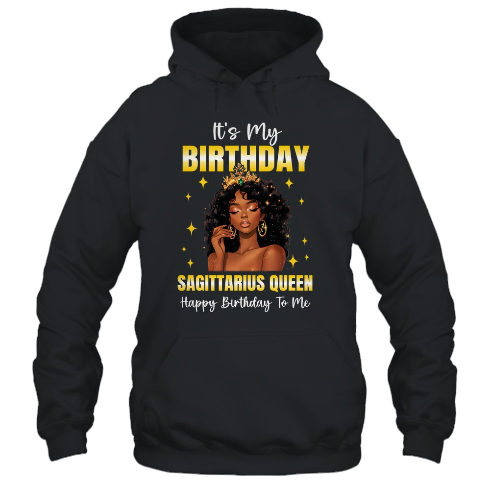 It's My Birthday Sagittarius Queen Women Girl Zodiac Sign Shirt & Tank Top | teecentury