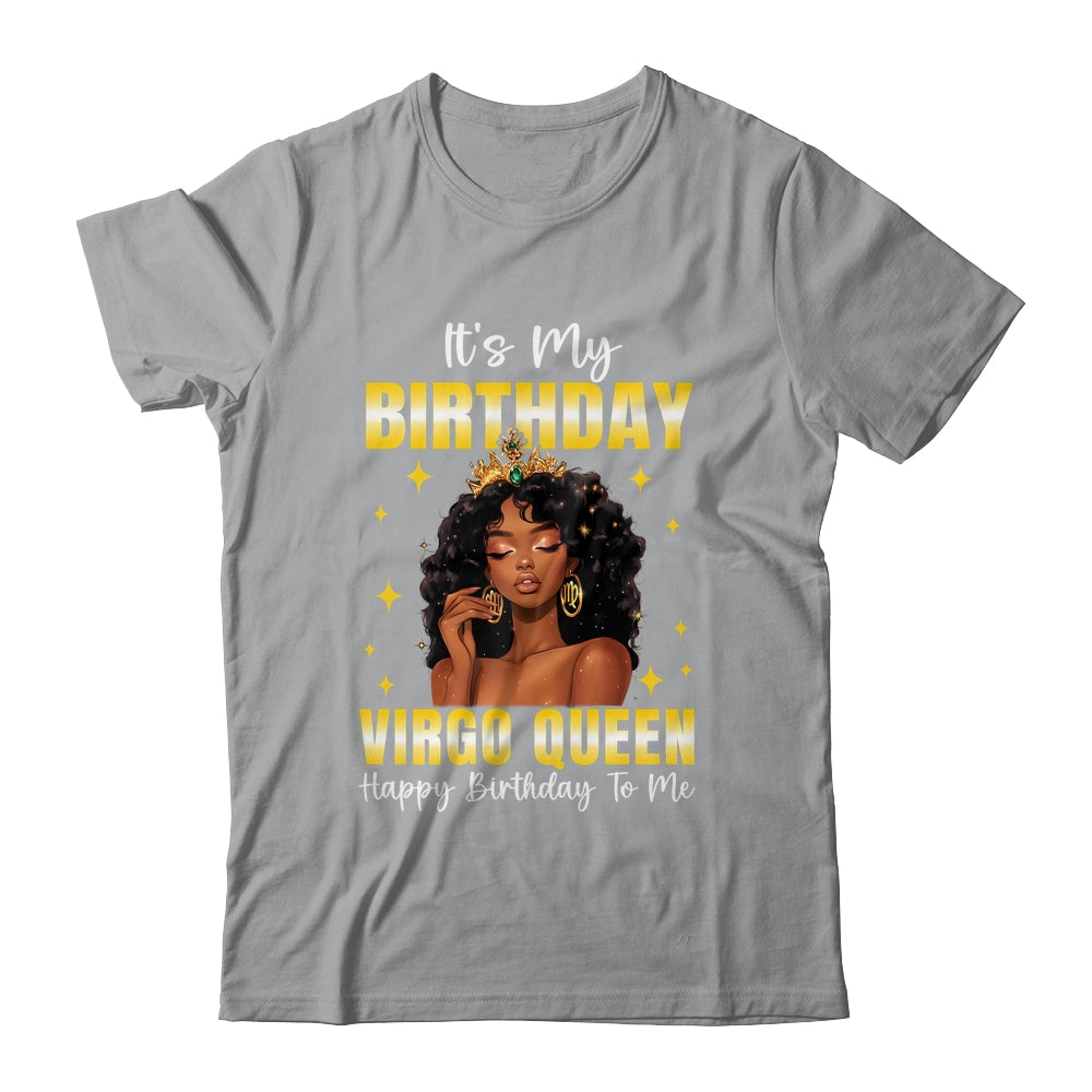 It's My Birthday Virgo Queen Women Girl Zodiac Sign Shirt & Tank Top | teecentury