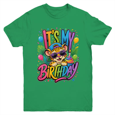 It's My Birthday Zoo Animals Leopard Cheetah Birthday Boy Youth Shirt | teecentury