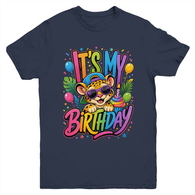 It's My Birthday Zoo Animals Leopard Cheetah Birthday Boy Youth Shirt | teecentury