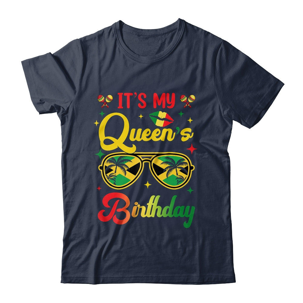It's My Queen's Birthday Jamaica Birthday Girl Party Shirt & Tank Top | teecentury