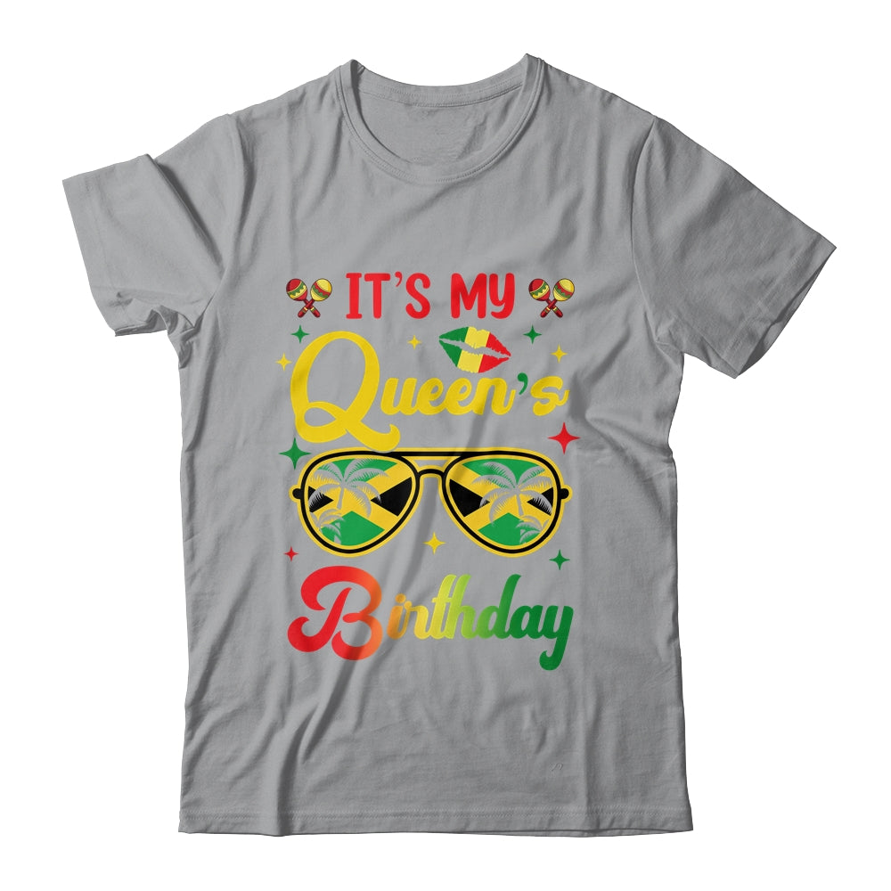 It's My Queen's Birthday Jamaica Birthday Girl Party Shirt & Tank Top | teecentury