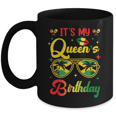 It's My Queen's Birthday Jamaica Birthday Girl Party Mug | teecentury