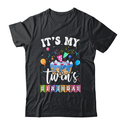 It's My Twin's Birthday Twins Birthday Cute Matching Shirt & Tank Top | teecentury