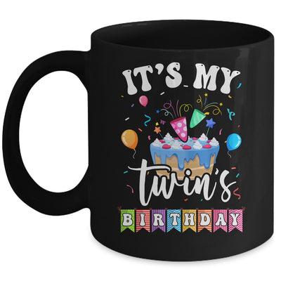 It's My Twin's Birthday Twins Birthday Cute Matching Mug | teecentury