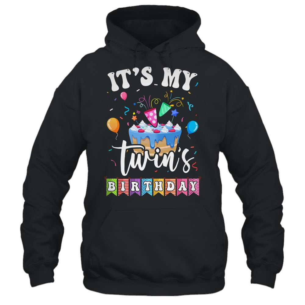 It's My Twin's Birthday Twins Birthday Cute Matching Shirt & Tank Top | teecentury
