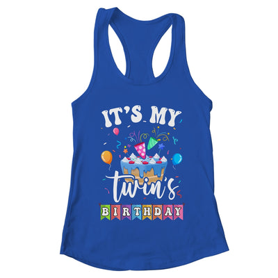 It's My Twin's Birthday Twins Birthday Cute Matching Shirt & Tank Top | teecentury
