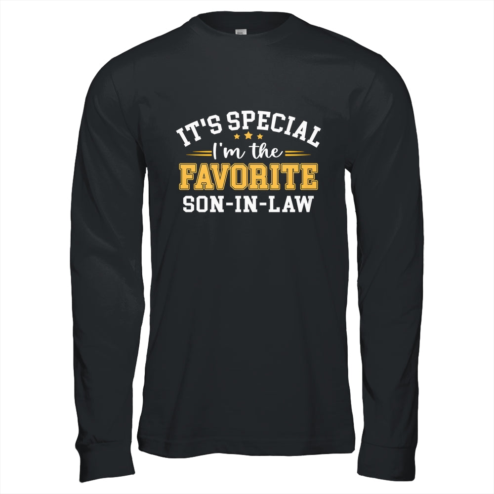 It's Official I'm The Favorite Son In From Law Mother-In-Law Shirt & Hoodie | teecentury