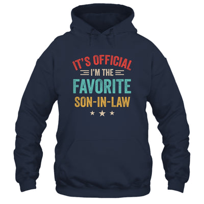 It's Official I'm The Favorite Son In Law Mens Fathers Day Shirt & Hoodie | teecentury