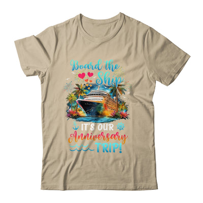 It's Our Anniversary Trip Couples Matching Marriage Cruise Shirt & Tank Top | teecentury