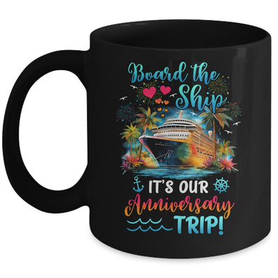 It's Our Anniversary Trip Couples Matching Marriage Cruise Mug | teecentury