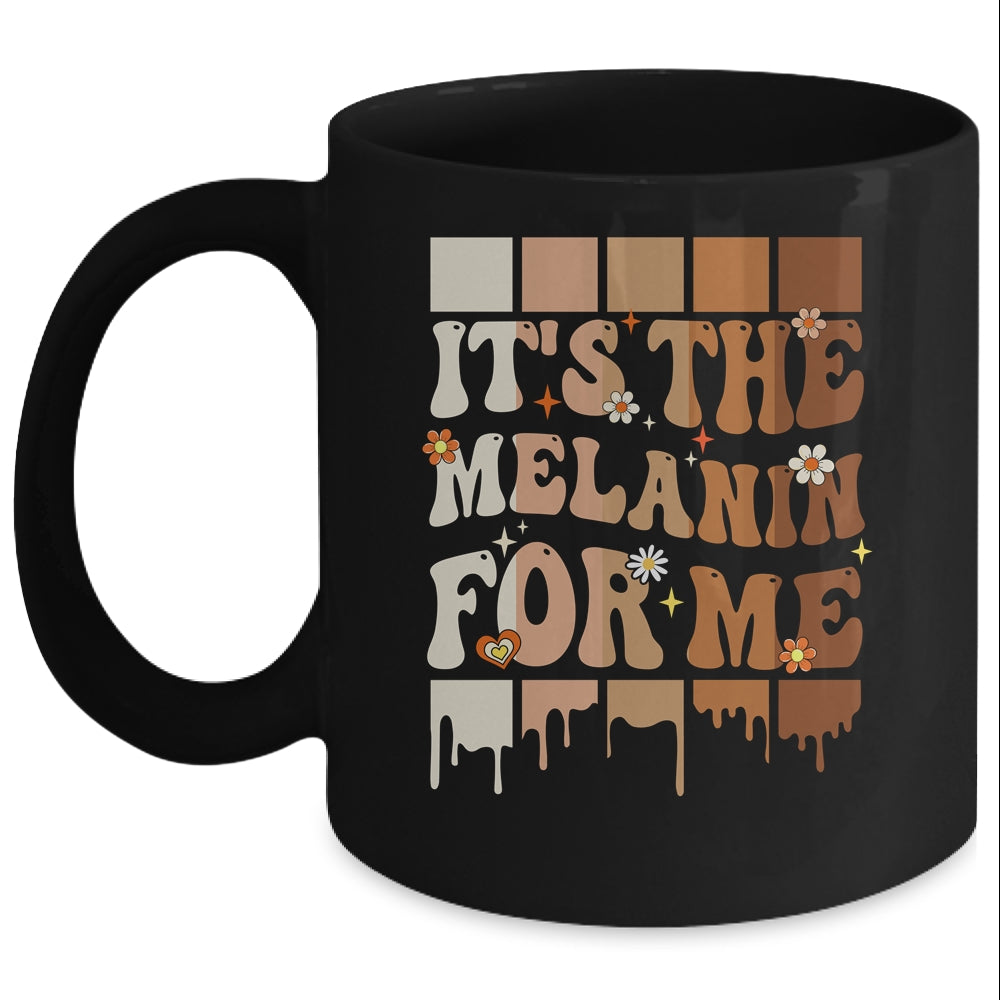 It's The Melanin For Me Black History Month History Groovy Mug | teecentury