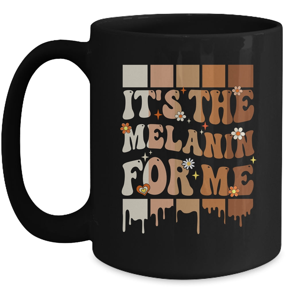 It's The Melanin For Me Black History Month History Groovy Mug | teecentury
